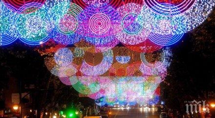 мадрид запали празничните светлини видео