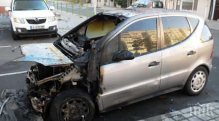 изгоря мерцедесът млада жена бургас