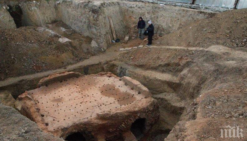 Римска пещ на 1500 години откриха в Силистра