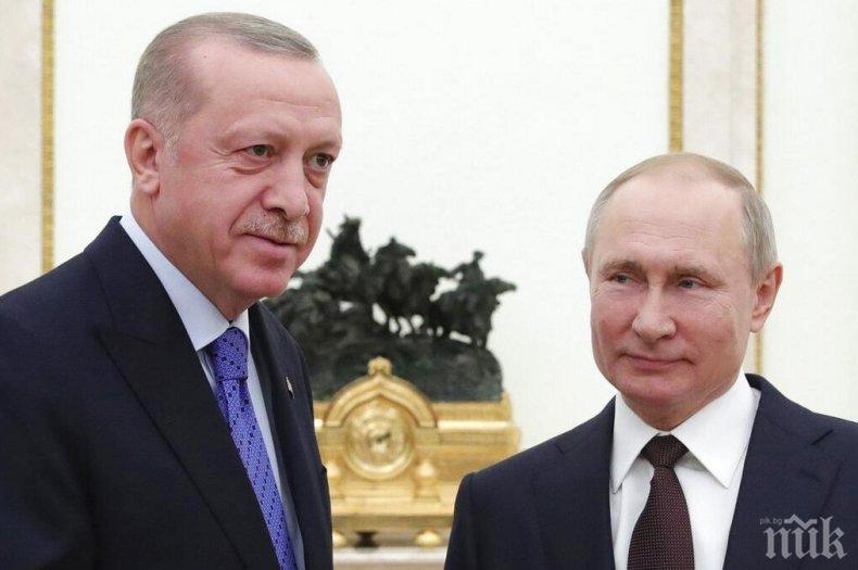 Путин и Ердоган обмислят наблюдателен център за Нагорни Карабах
