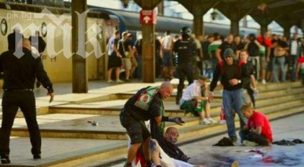 букурещ сблъсъци били арестувани футболни фенове