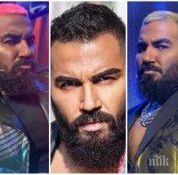 КРИЗАТА НА СРЕДНАТА ВЪЗРАСТ: Азис в паника - чуди се как да прикрива оплешивялото си теме