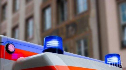 пациент covid хвърли прозорец болница тирана