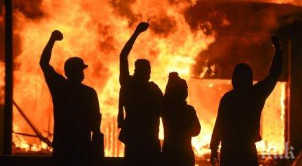 вандалщината продължава минеаполис събориха статуя джордж вашингтон