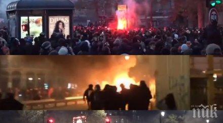 безредиците париж закон сигурността подпали франция медии скочиха макрон заради забраната снимане полицаи видео