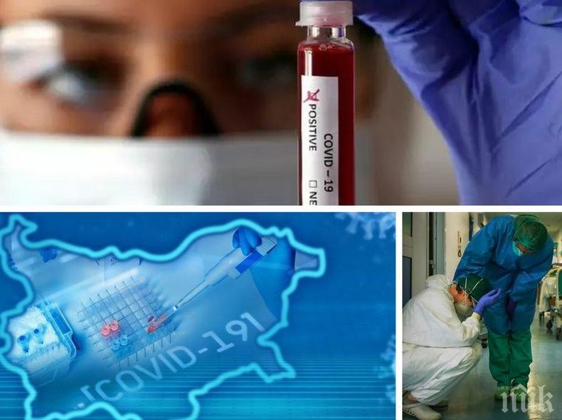 ПОСЛЕДНИ ДАННИ!  2 814 нови случая с коронавирус у нас. Починалите за денонощието са рекордните 221