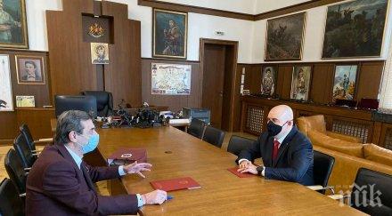 главният прокурор иван гешев президентът подкрепа подписаха меморандум разбирателство сътрудничество