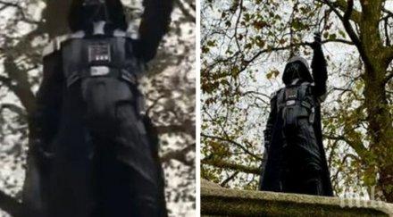 поставиха статуя дарт вейдър бристол