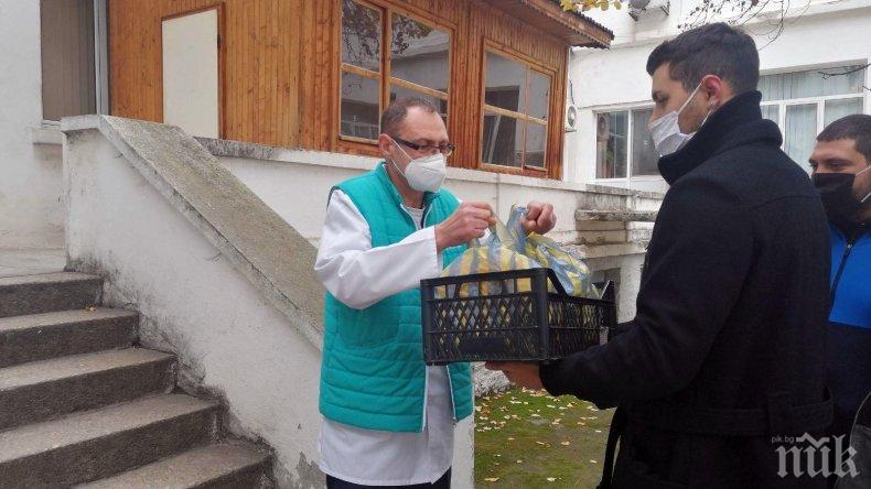 Младежи от ГЕРБ – Стара Загора доставят топла храна на медици