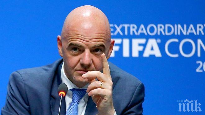 Президентът на ФИФА с горещ коментар за ВАР