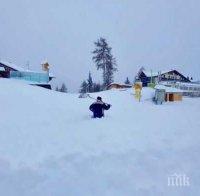 БЕДСТВИЕ: В Алпите падна 4 м сняг, хората трудно откриват къщите си