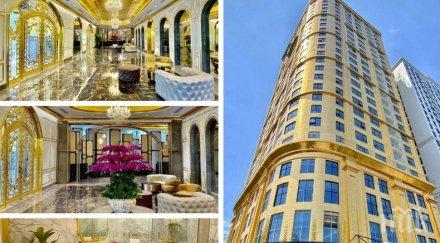 първият златен хотел света отвори врати ханой