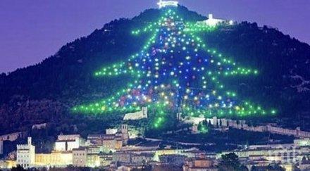 италия запалиха светлините голямата ела света