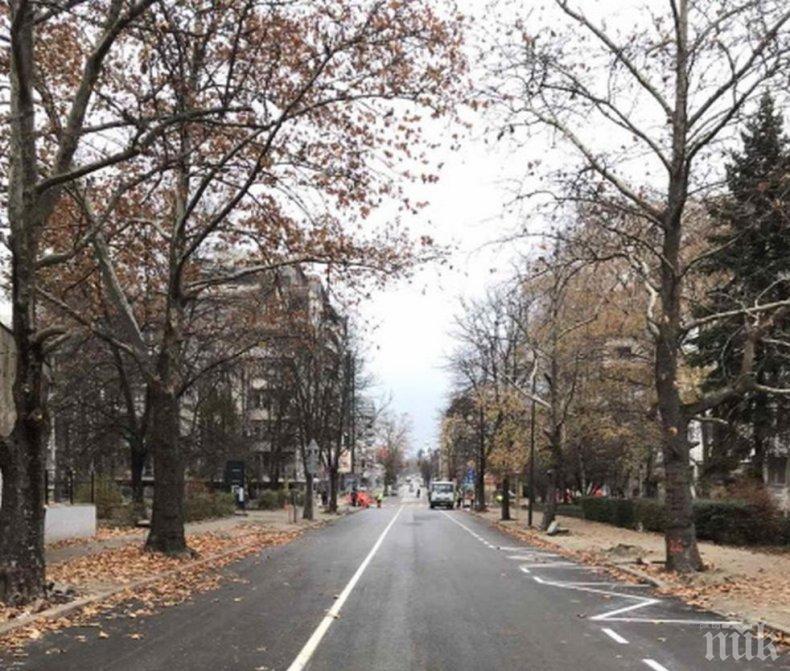Възстановяват движението по улица “Николай Коперник“ в София