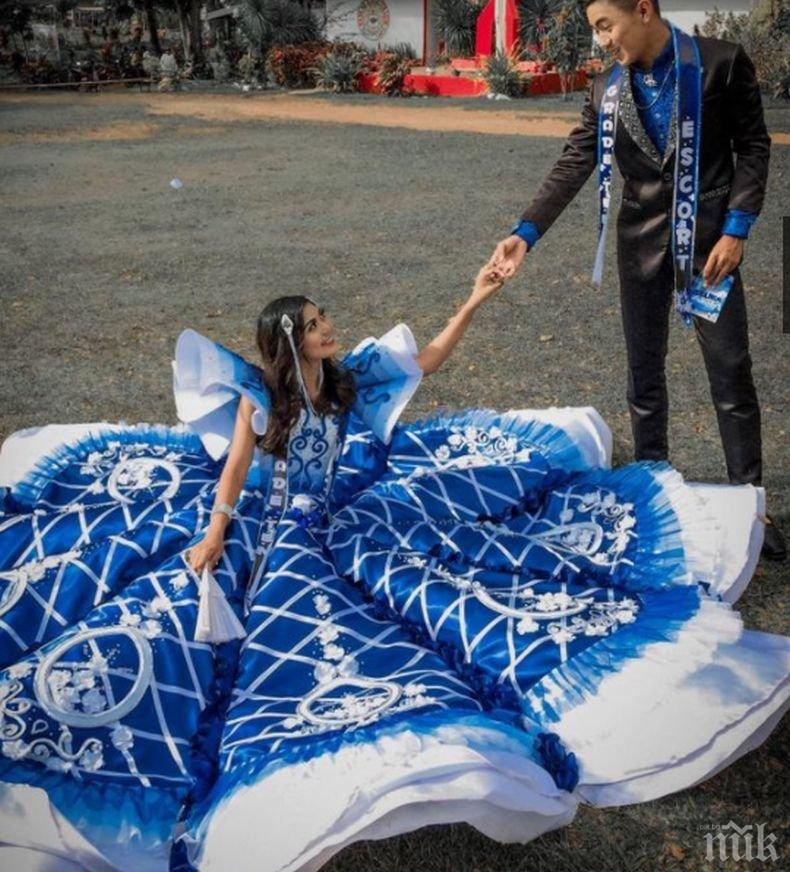 КАТО В ПРИКАЗКИТЕ: Момче уши бална рокля на сестра си, родителите й нямали пари да й купят

