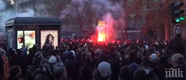 Почти 70 полицаи и жандармеристи са ранени във вчерашните размирици във Франция