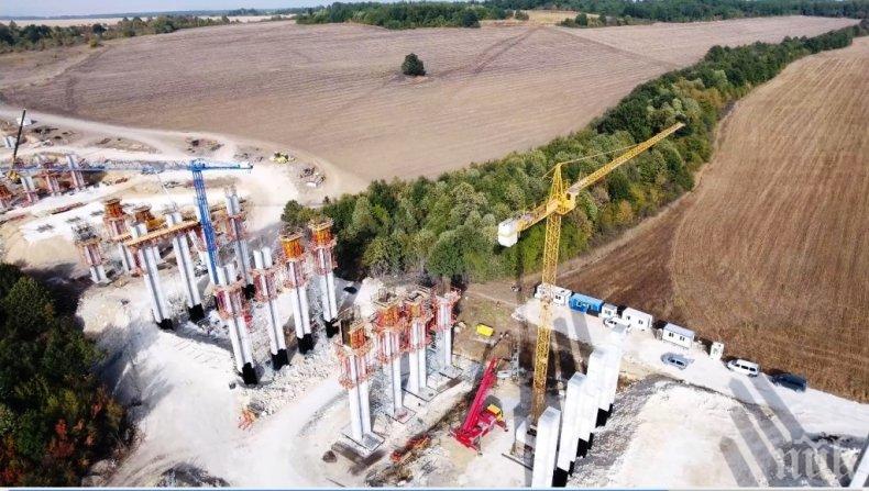 След анонса на Борисов: АПИ обяви поръчка за първите 75,6 км от АМ „Русе - Велико Търново“