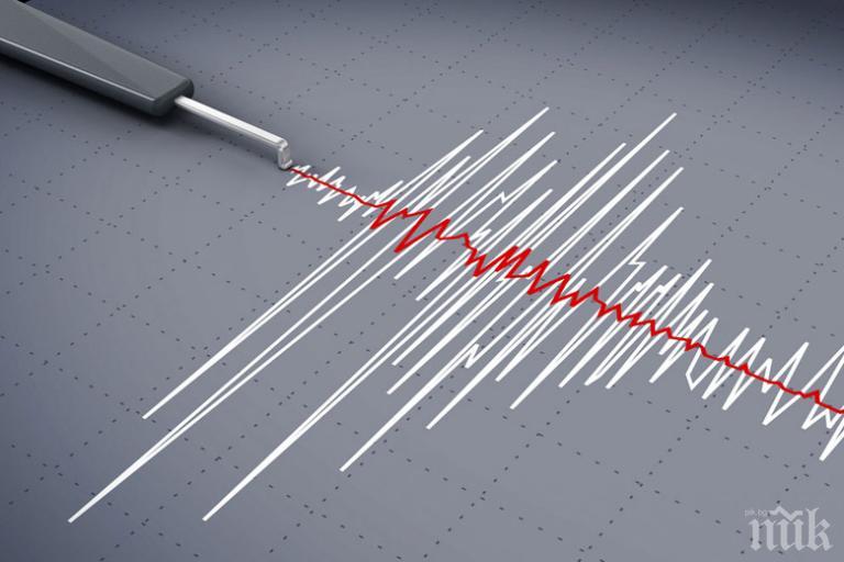 Земетресение с магнитуд 2.1 по Рихтер е регистрирано край Стрелча