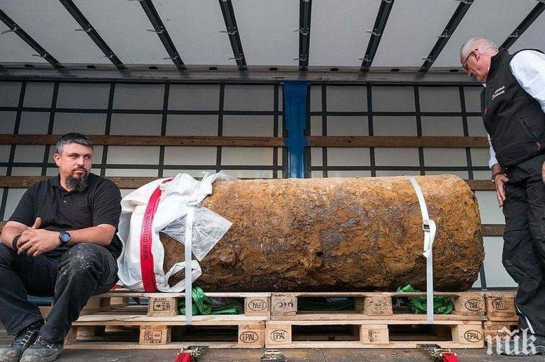 Обезвредиха бомба от Втората световна война във Франкфурт