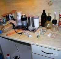 31-годишен мъж от Бургаско превърна дома си в наркокухня, ето какво откриха ченгетата