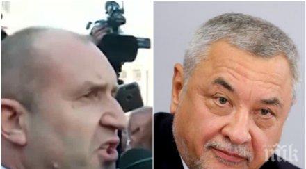 валери симеонов остър коментар радев един голям никой отношение законодателната власт една голяма нула