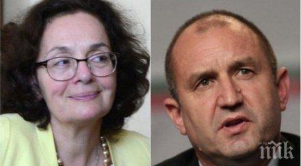 проф румяна коларова плана президента писан загуба време румен радев цели центъра вниманието
