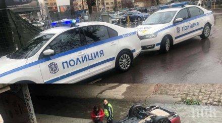 екшън пик шофьор спретна невероятно меле насред софия метна владайска река снимки