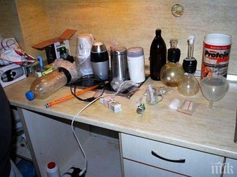 31-годишен мъж от Бургаско превърна дома си в наркокухня, ето какво откриха ченгетата
