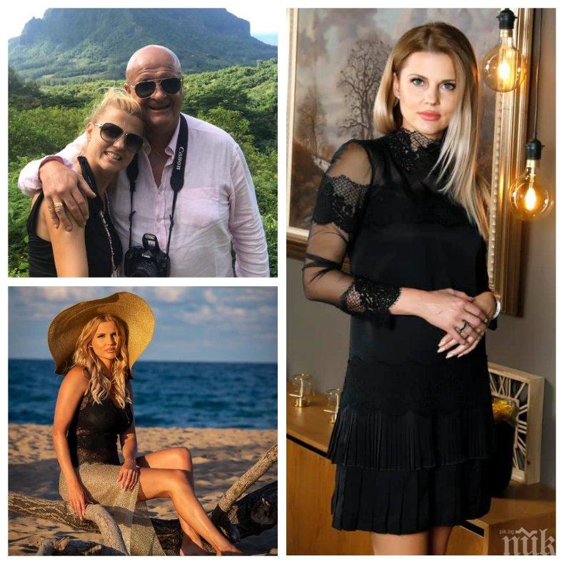 ГОРЕЩО В ПИК: Вдовицата на Шарлопов с трима мъже в Дубай (СНИМКИ)