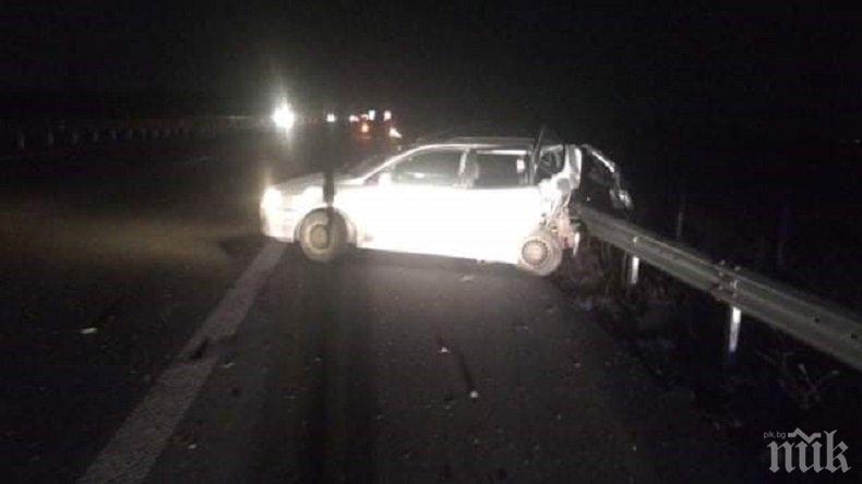Катастрофа затвори пътя Казанлък - Стара Загора