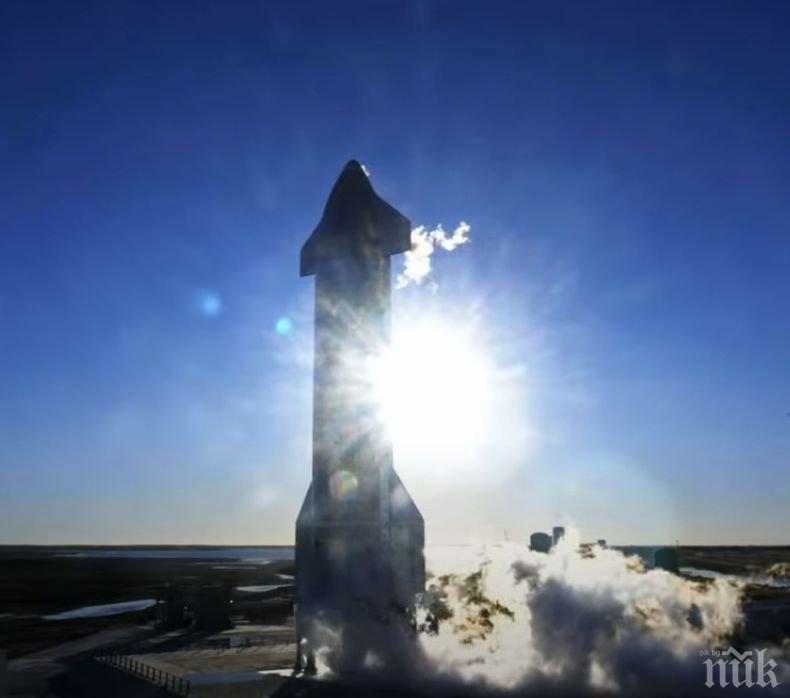 Тестовете на прототипа на космическия кораб Starship в Тексас приключиха с взрив (ВИДЕО)