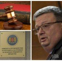 Антикорупционната комисия на Цацаров с искове за над 2 милиона лева