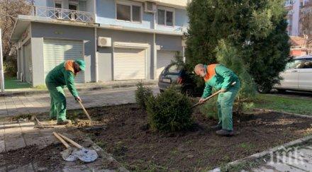 демонтираха опасна люлка центъра пловдив снимки