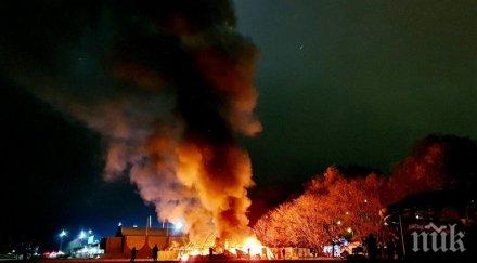 огнена стихия пожар изпепели поредно плажно заведение варна