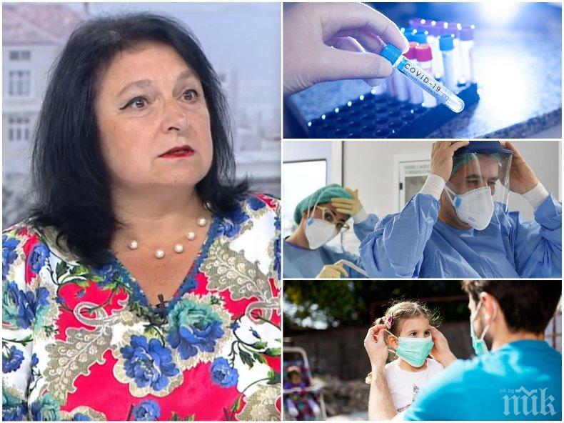 Вирусологът доц. Любомира Николаева-Гломб подкрепи мерките и съобщи плахо добра новина - кривата на болните върви надолу