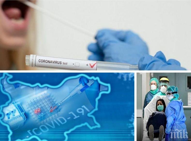ПОСЛЕДНИ ДАННИ! 2 095  нови случая с коронавирус у нас. Починалите за денонощието са 150