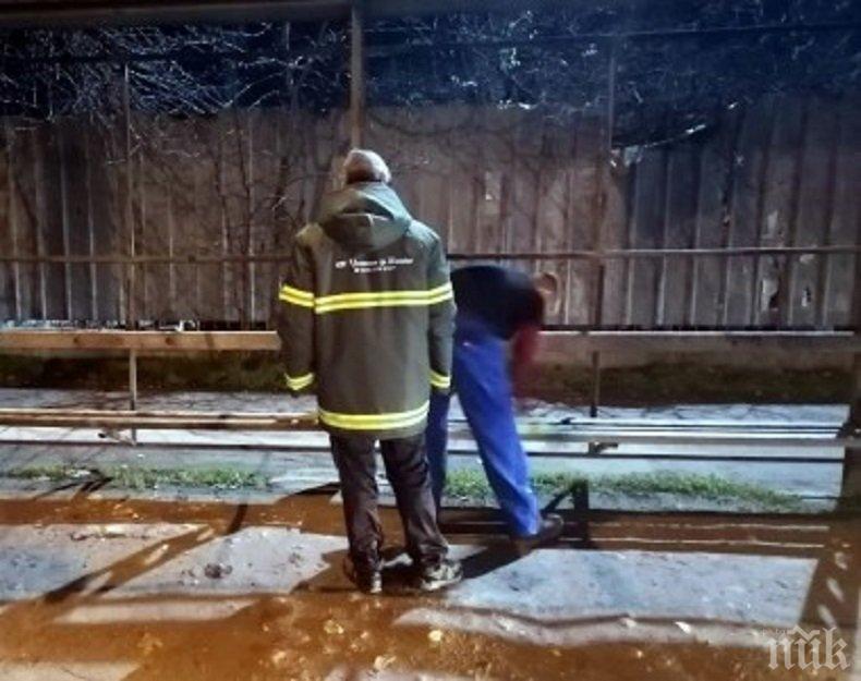 Дезинфекцират автобусните спирки в Пловдив с нов препарат за дълготрайна защита