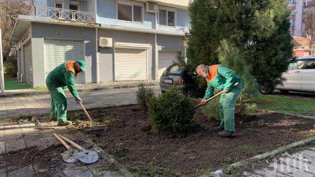Демонтираха опасна люлка в центъра на Пловдив (СНИМКИ)