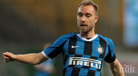 кристиан ериксен близо подпис