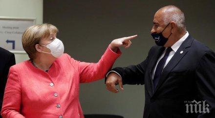 меркел разговаря бойко борисов блокирането северна македония