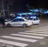 Луд екшън в центъра на Козлодуй - две патрулки озаптяват побеснял дрифтър, той се бие с ченгетата