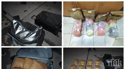 горещо пик прокуратурата показа спипаната дрога милиони пловдив снимки