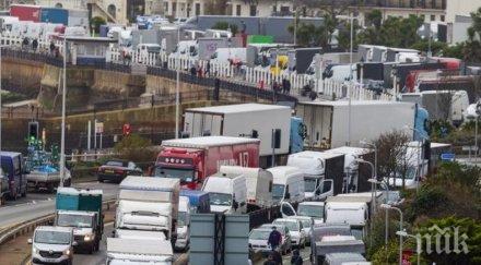 започна тестване шофьорите камиони дувър върви