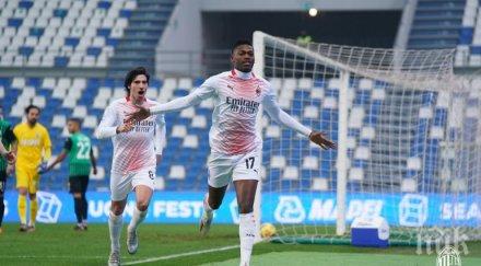 милан посреща коледа лидер италия