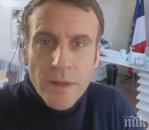 Макрон кара тежко коронавируса в болницата