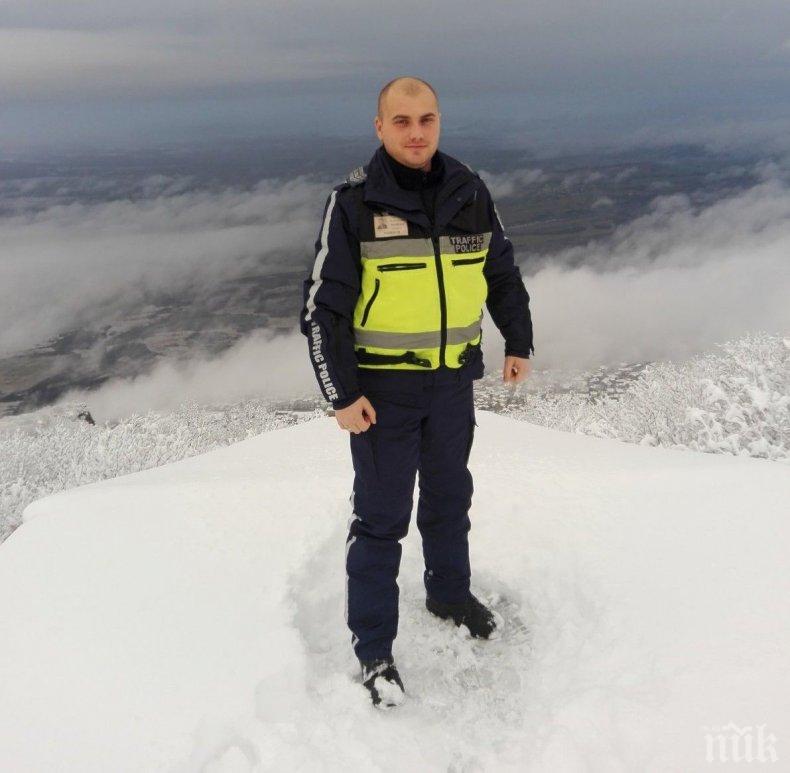 Младши инспектор Момчил Тошков от Козлодуй е Полицай на годината 2020