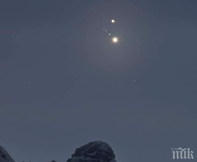 ГЛЕДКА ЗА НЯКОЛКО СТОЛЕТИЯ: Вижте библейската Витлеемска звезда (ВИДЕО)