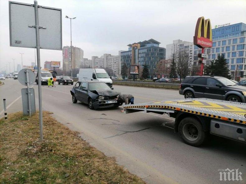 Верижно автомеле затапи „Цариградско шосе“