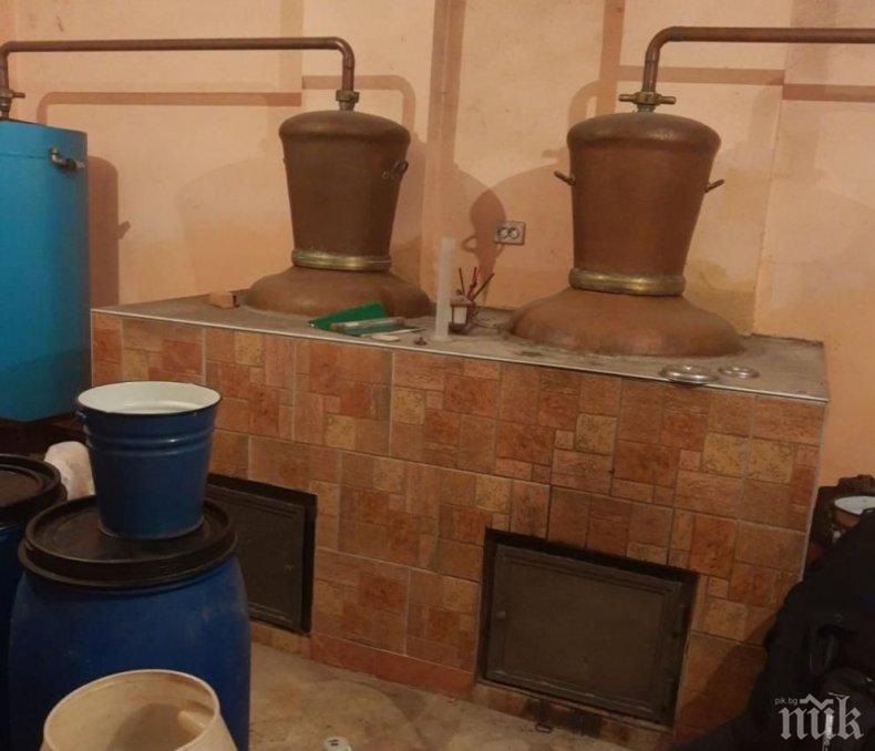 Пресушиха Трън, иззеха близо половин тон контрабанден алкохол