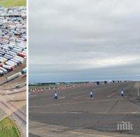 ВЪНШНО С ДОБРА НОВИНА: Няма чакащи български тирове в Доувър 
